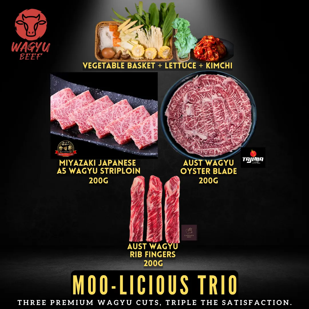 Moo-licious Trio mookata set
