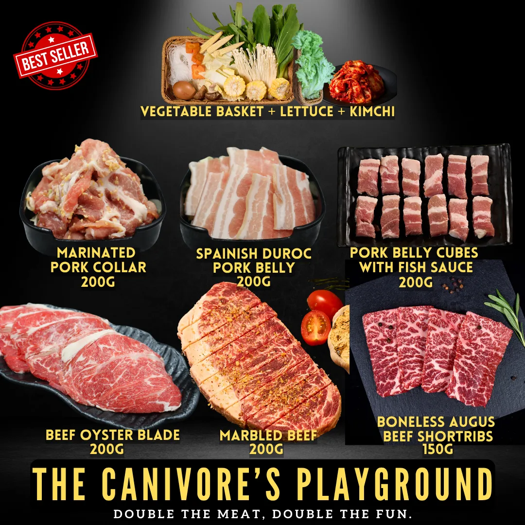 The Carnivore's Playground mookata set