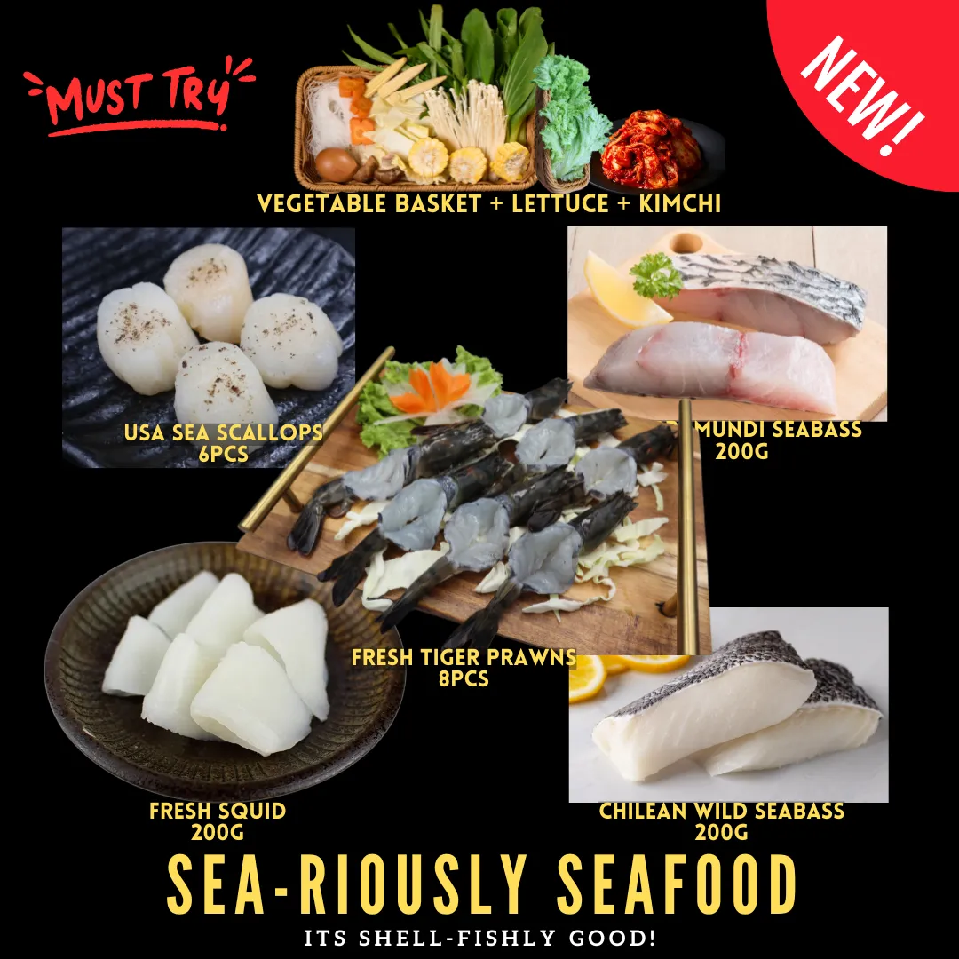 Sea-riously Seafood mookata set