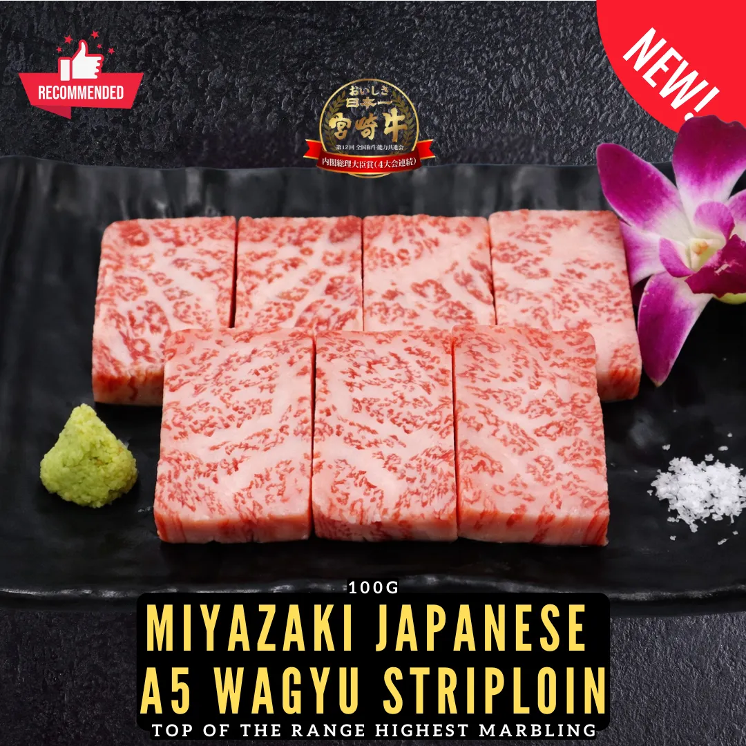 Miyazaki Japanese A5 Wagyu Striploin