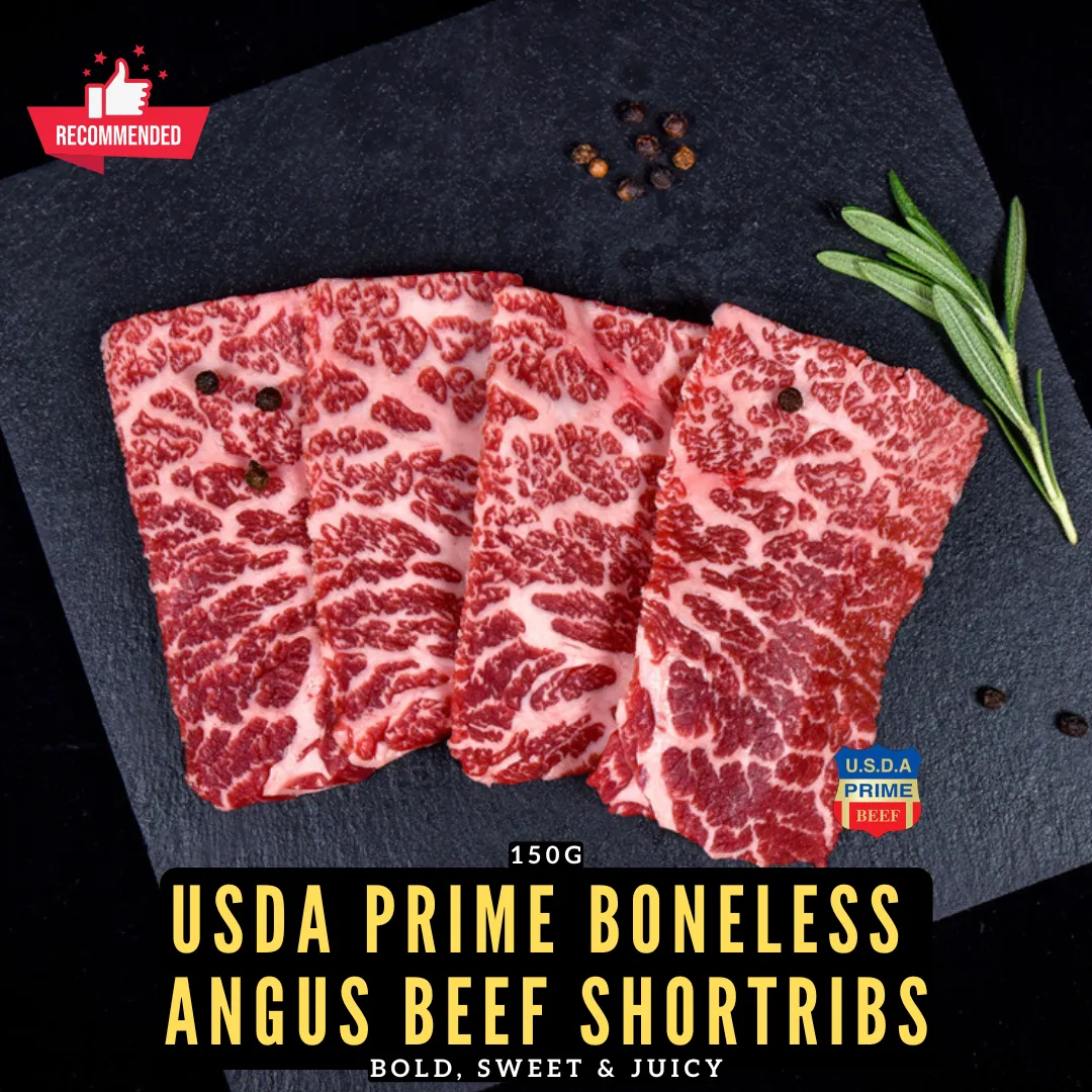 USDA Prime Boneless Angus Beef Shortribs